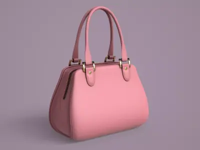 Hand Bag Game Ready Low-poly 3D model