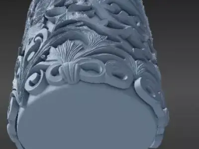 Luxury Candle Design for Artists And Mold Makers 3D print model