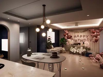 Celebration Event Place - Home B 3D model