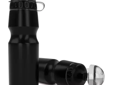 Bike Water Bottle 3D Low-poly 3D model