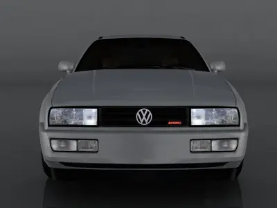 Volkswagen Corrado Low-poly 3D model