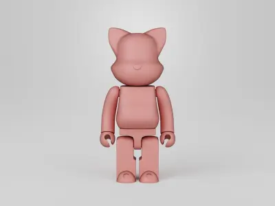 Bearbrick Cat 3D print model