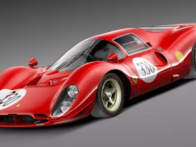 Ferrari p330 P3 1966 3D model