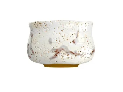 Handmade Ceramic Tea Bowl 3D model