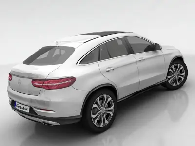Mercedes GLE Coupe Low-poly 3D model