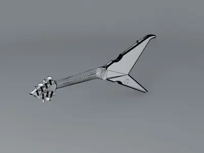 Mark Wood 7 string electric violin Free 3D model