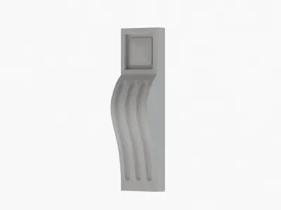 Scroll Corbel 26 - 3D Printable 3D model