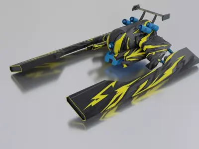 Blob Mk2 Low-poly 3D model