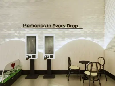 Kenangan Coffee Shop Interior  3D model