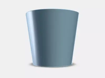 VITLOK Plant pot 1 Low-poly 3D model