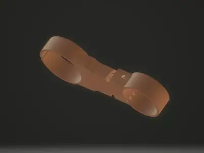 66mm Gauge holder for steering column VW Beetle 3D print model 3D print model