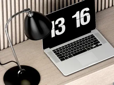 TV stand and workplace  3D model