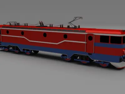 Electric Locomotive 3D model