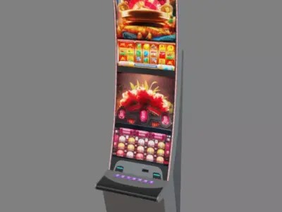 Slot Machine 07 Low-poly 3D model