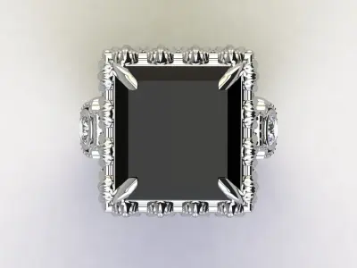 Mens ring STL 3D print model