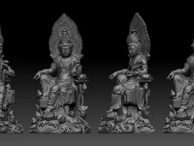 Bodhisattva Avalokiteshvara  3D print model