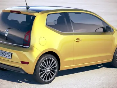 Volkswagen UP 3-door  2018 3D model