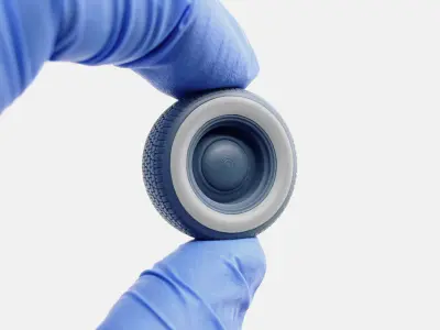 15x10 Smoothie Wheel Diamond Back III Tire 3D print model