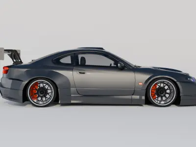 Nissan Silvia 3D model