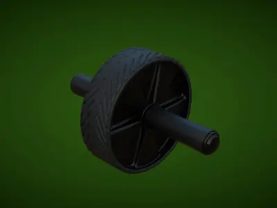 Exercise wheel Ab Roller 3D model
