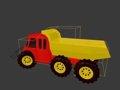 toy car model Low-poly 3D model