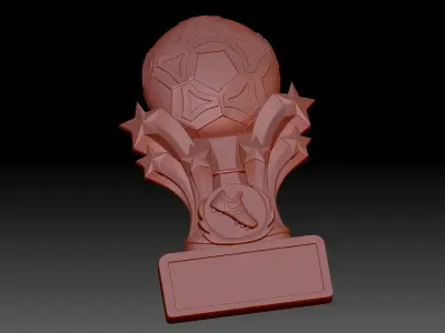 Football Cup 3D print model