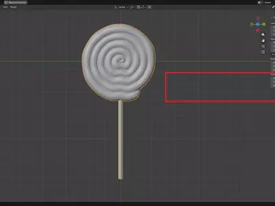 Round lollipop 2 3D print model