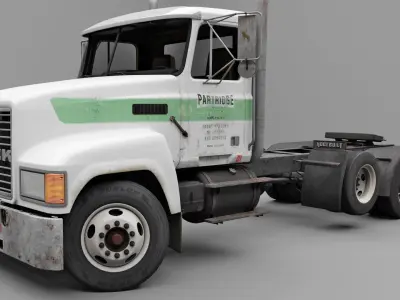 Mock CH Semi Truck 3D model