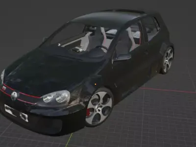 Volkswagen GTI W12 3D model