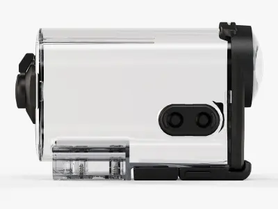 Sony SPK-AS2 Case for HDR-AS200V action camera Low-poly 3D model