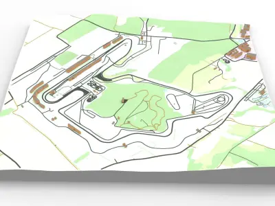 The Hungaroring  Mogyorod Budapest Hungary 3D model