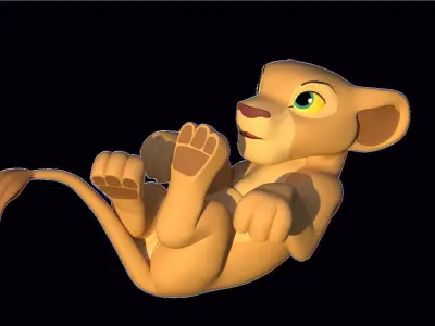 Disney Lion Cubs 3D model