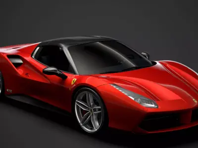 Ferrari 488 Spider Magnum PI 2018 3D model