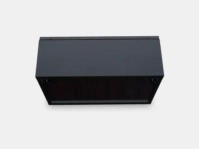 BESTA Shelf unit with glass door 2 3D model