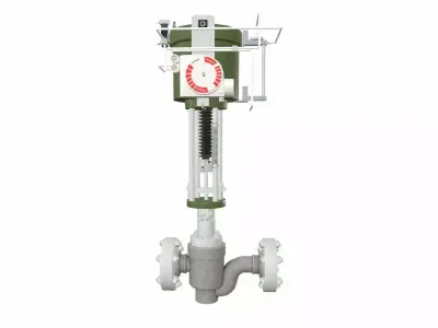 Control Valve Model Low-poly 3D model