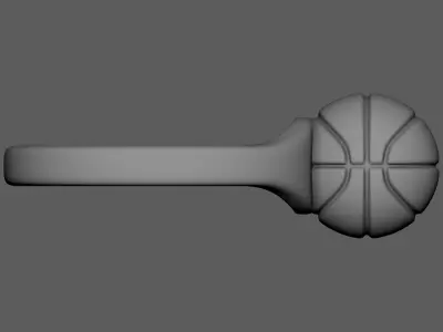 Basketball Ring 3D Printable Finger Ring STL 8 Sizes 16 23 mm 3D print model