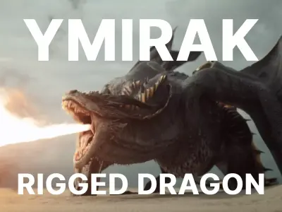 Ymirak - Rigged Dragon 3D model