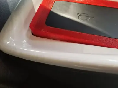 Prius Wireless Charger Adapter for Larger Phones Free 3D print model