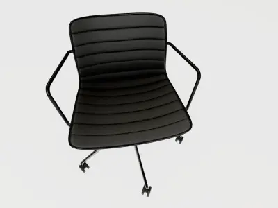 Free Animated 3D Chair Model  Multiple Formats Included Free low-poly 3D model