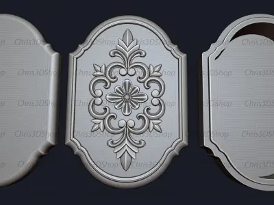 Jewelry Box -3D STL for CNC and 3D Printer 3D print model