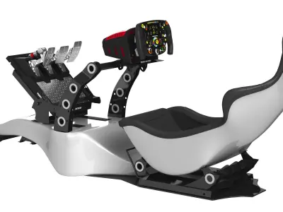 RSeat RS Formula V2 Racing Simulator Seat 3D model