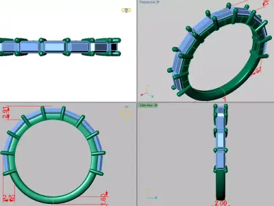 baquette  weeding band  3D print model