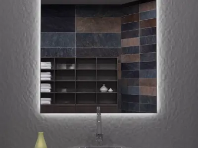 Illuminated Mirrors 3D model