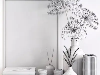 Decorative set 11 S 3D model