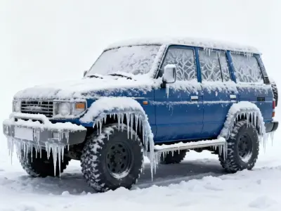Deep Freeze Expedition SUV 3D Model Low-poly 3D model