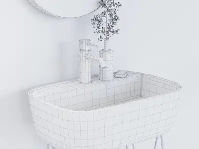  Ex t Gus Washbasin 3D model