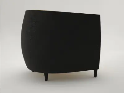 Pro - Armchair Africa Alexandra Design Studio 3D model