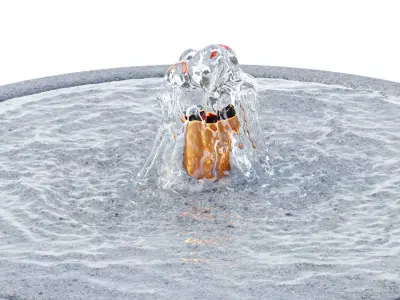 M-Series Parabola Fountain 3D model