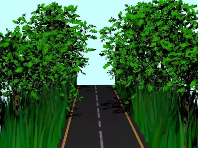 Highway 3D model