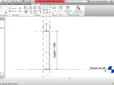 3D modern lampe Free 3D model
